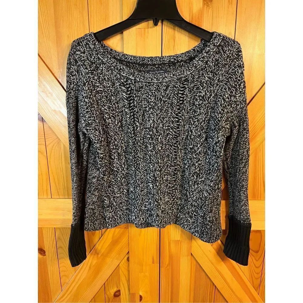 American Eagle Outfitters Charcoal Long Sleeve Sweater Medium (2600)